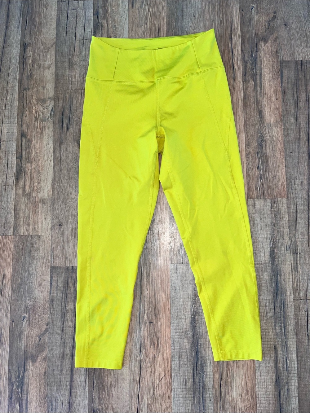 girlfriend collective Mustard Yellow High-Rise Leggings